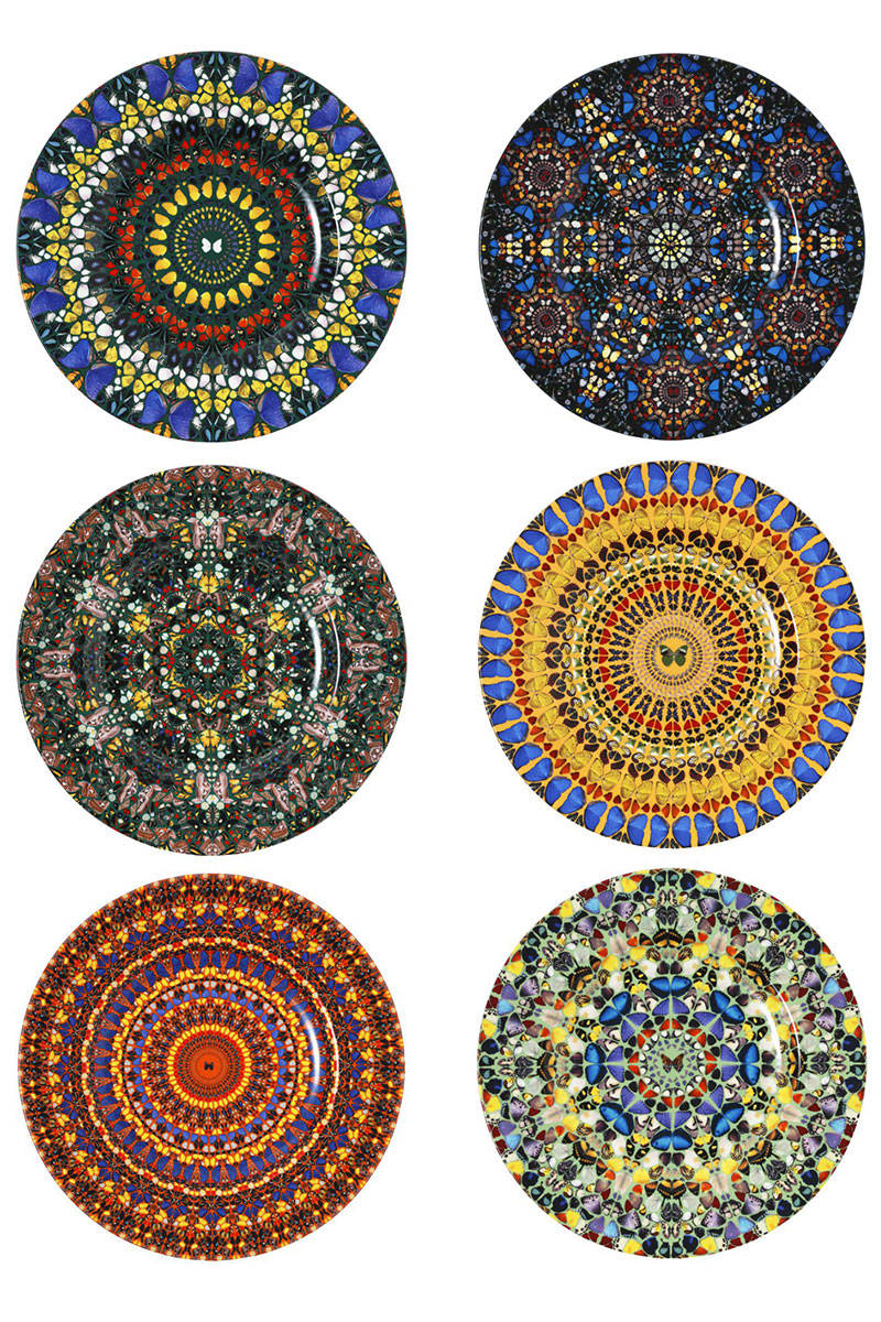 Damien Hirst Superstition Plates, $15,785; yoox.com