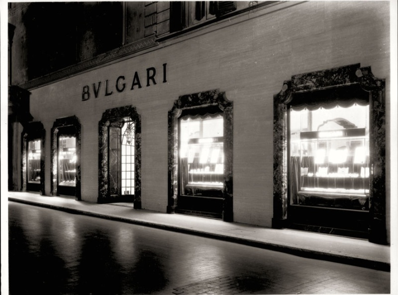 Bulgari Boutique in Condotti Street-Rome, 1934