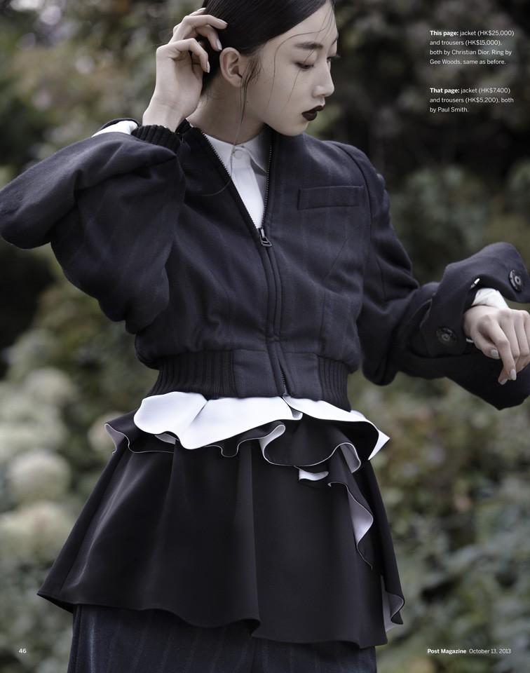 Yue Ning for South China Morning Post Style Magazine F/W 2013-Blurred Lines