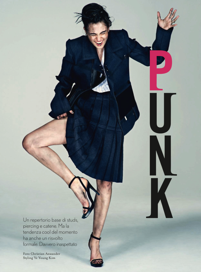 Elinor Weedon for Amica October 2013-Punk