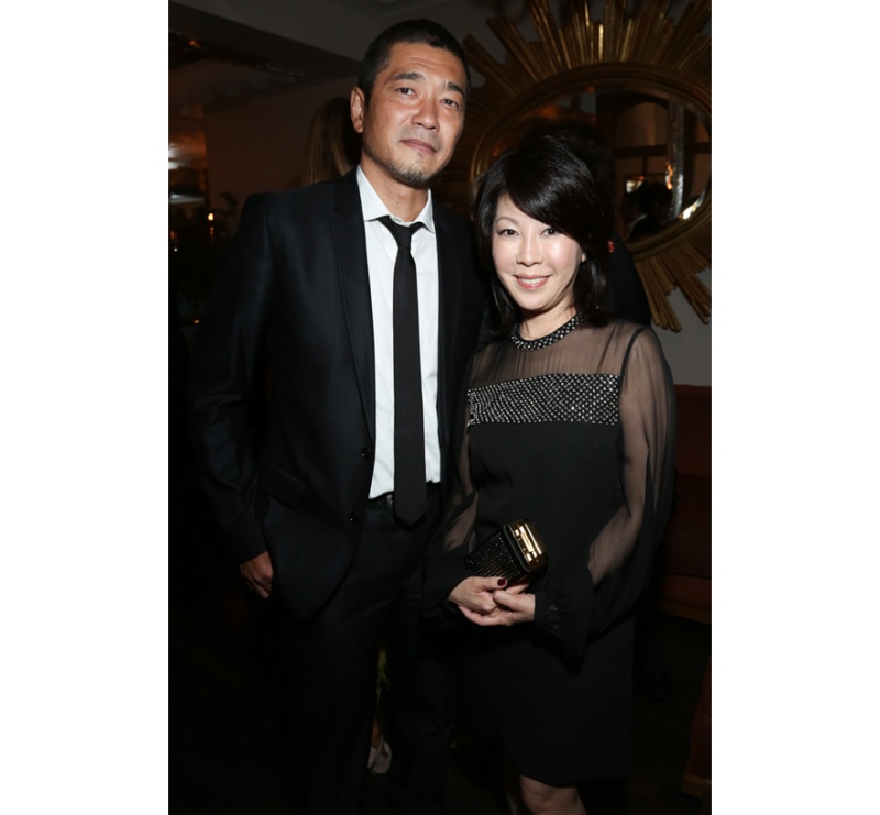Jun Kitada, president of  Condé Nast Japan and Mitzuko Watanabe, editor Vogue Japan