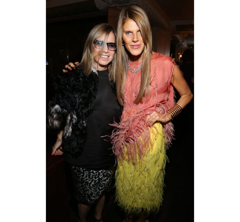Ronnie Cooke Newhouse, artistic director and Anna Dello Russo, editor-at-large and creative consultant de Vogue Japan
