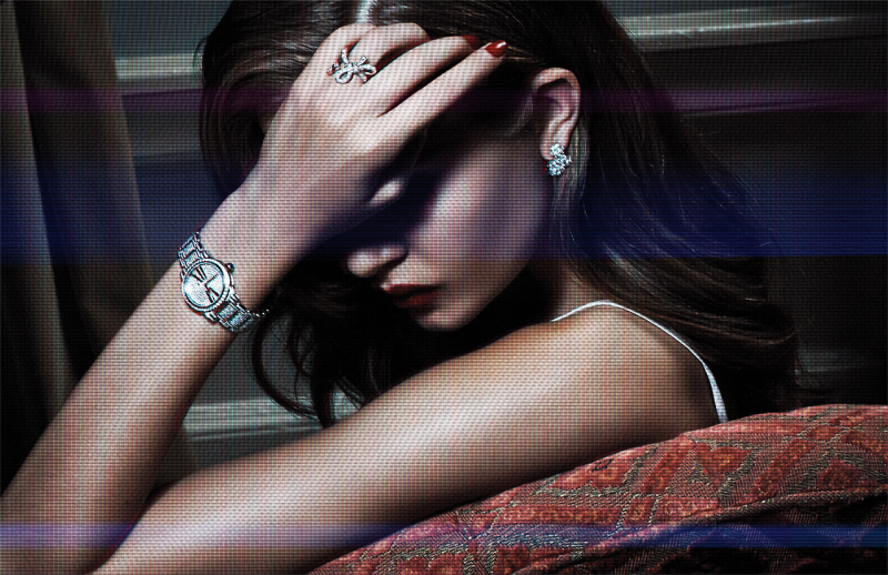 Josephine Skriver for Interview October 2013-Watches and Diamonds