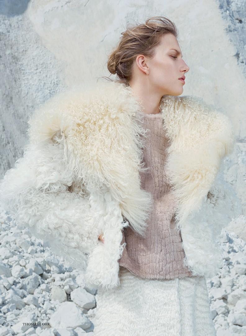 Marique Schimmel for Harper's Bazaar Uk December 2013-Snow Queen