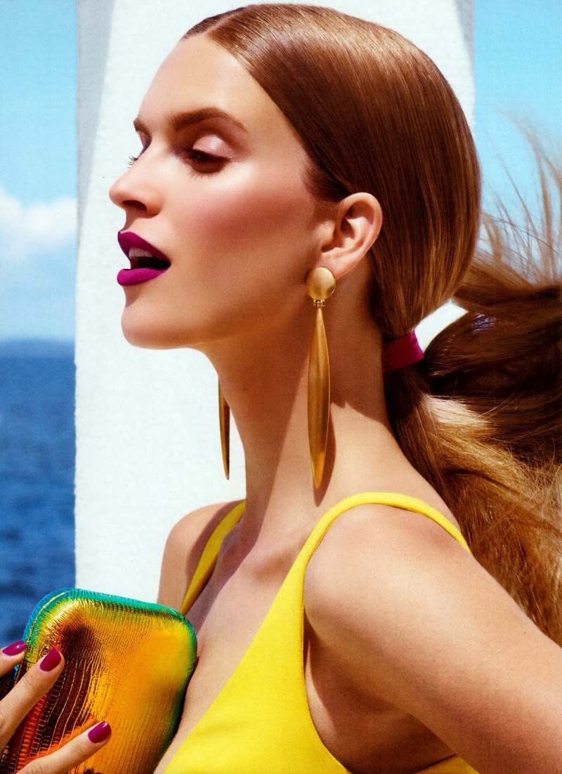 Mirte Maas for Allure December 2013-On Holiday