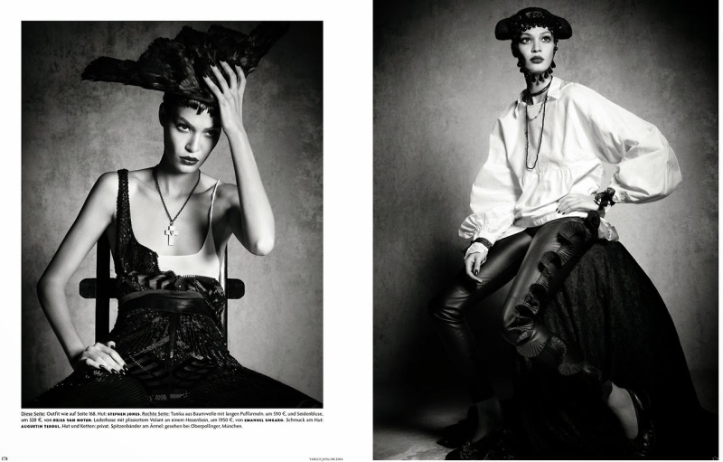 Joan Smalls for Vogue Germany January 2014-Dona Bonita