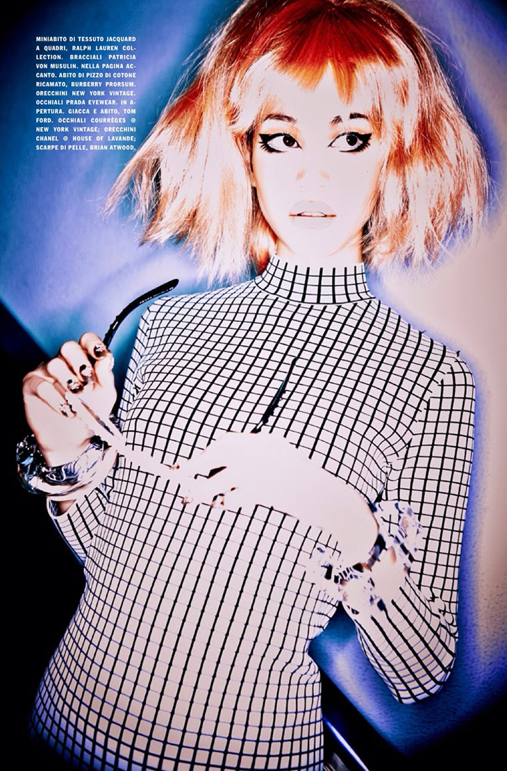 Kiko Mizuhara for Vogue Italia January 2014