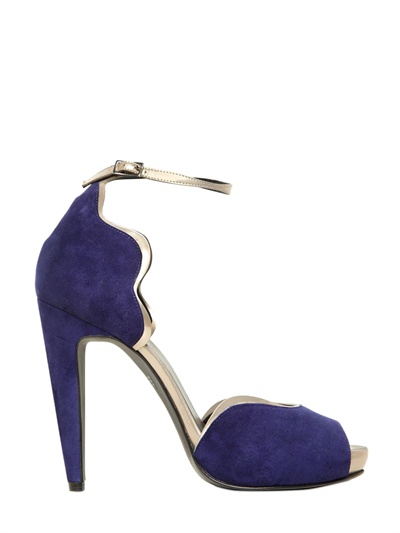 Pierre Hardy suede and metalllic leather sandals - $ 1126.00 - 70% = $ 337.00