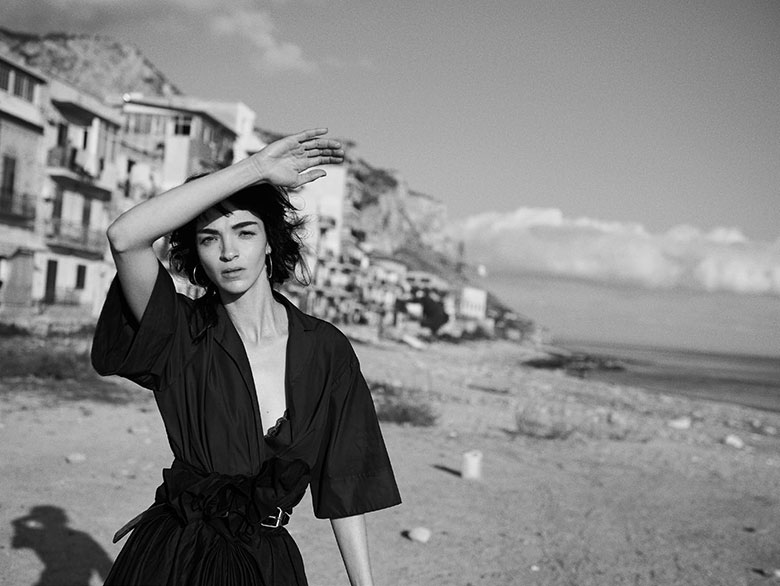 Mariacarla Bosconi by Peter Lindbergh for Vogue Italia February 2014