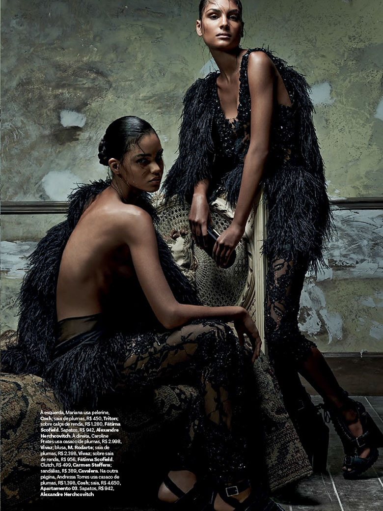 Colombina Gotica by Zee Nunes -Vogue Brazil February 2014 Issue